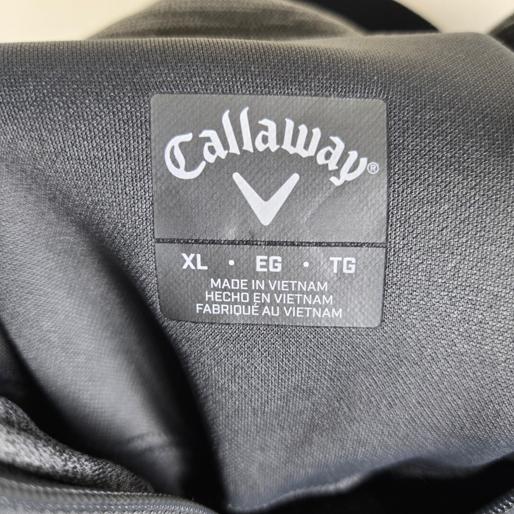 Callaway Golf Jacket Full Zip Lightweight Gray XL Athletic Outerwear - Picture 4 of 8